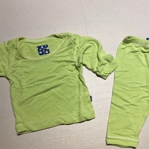 Kickee Pants newborn pajamas set